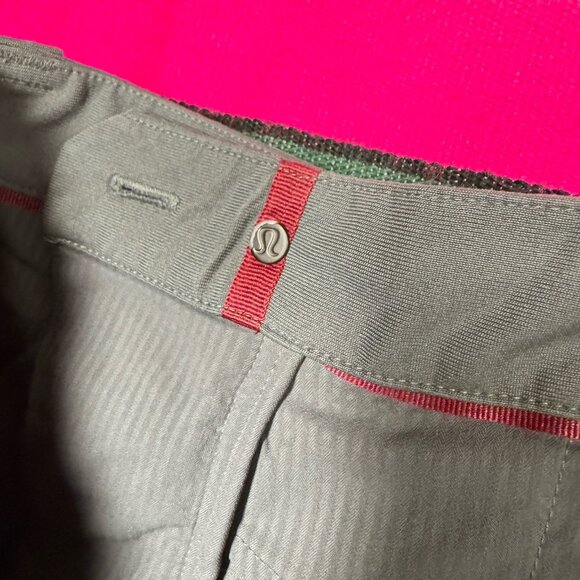 Lululemon ABC Classic Pants Men's Size 36 (Measures 35x31)‎ Warpstreme Dark Grey - Picture 8 of 10